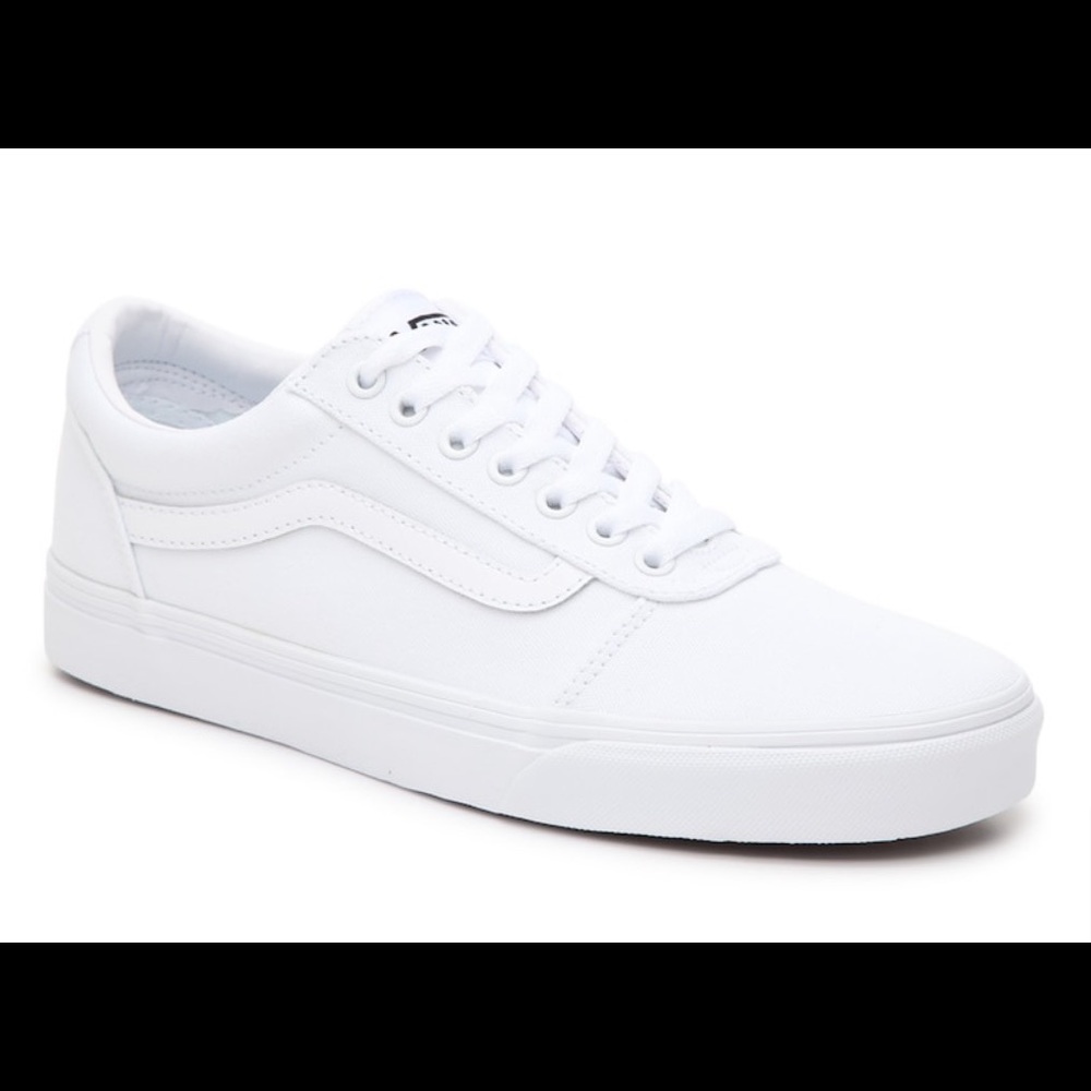 Old skill Womens white on white Vans